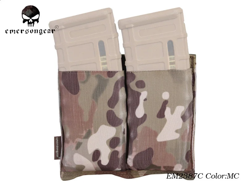 Emersongear-bolsa doble M4 Molle Airsoft Combat MAG, EM2387 - imagen 2
