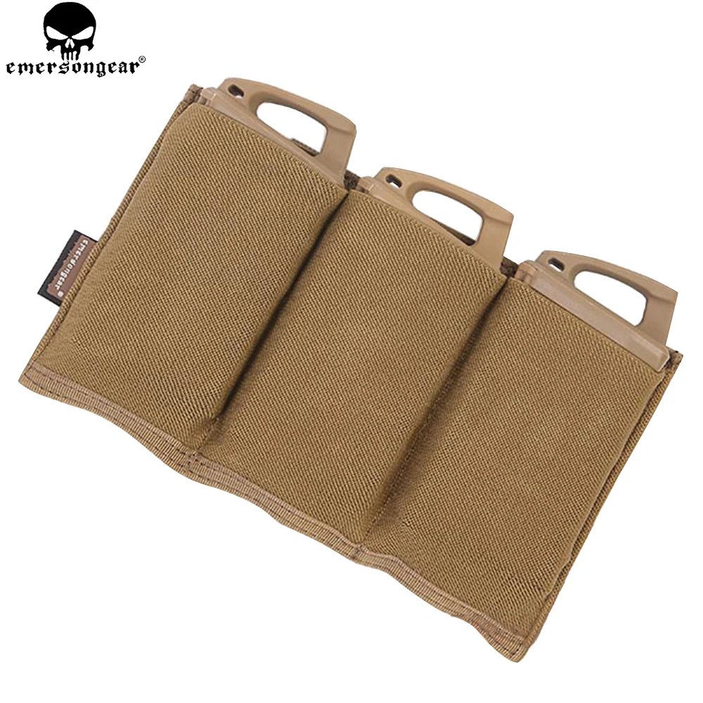 Emerson-funda Triple M4 para cargador, bolsa de recarga rápida para Airsoft Multicam CB500D EM2388 - imagen 3