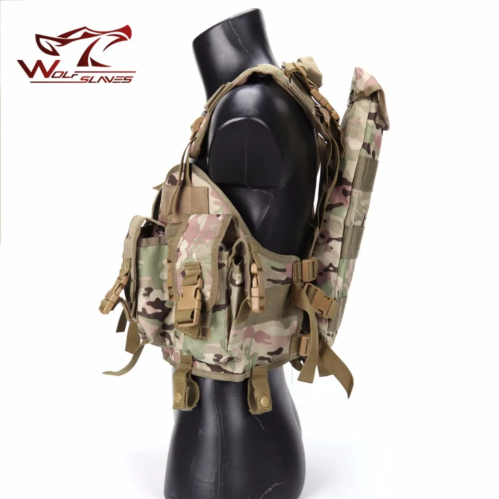 Chaleco táctico para exteriores, ropa militar portátil, Airsoft, Neutral, impermeable, equipo CS, accesorios de caza, versión 97 - imagen 2