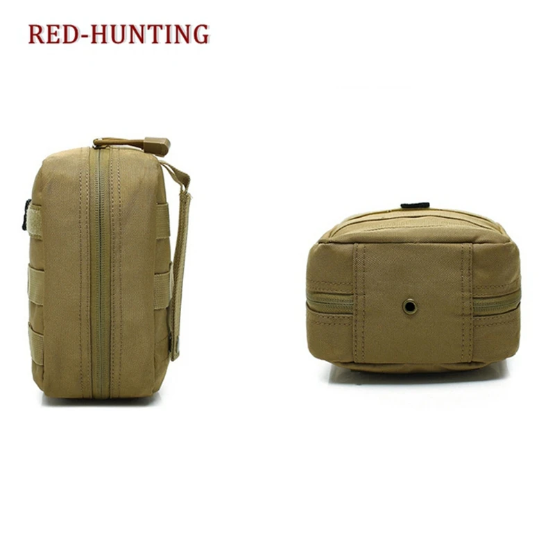 IFAK-bolsa compacta de nailon con parche de Cruz Roja EMT, bolsa médica para acampar y Turismo, EDC Blowout Molle, utilidad táctica, 1000D - imagen 5