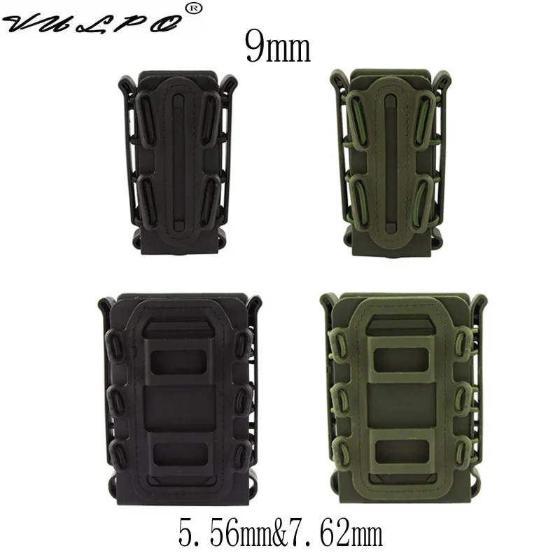 Bolsa táctica para revistas VULPO de 5,56mm y 7,62mm, bolsa Molle Mag para pistola de 9mm, bolsa Mag de carcasa blanda - imagen 2