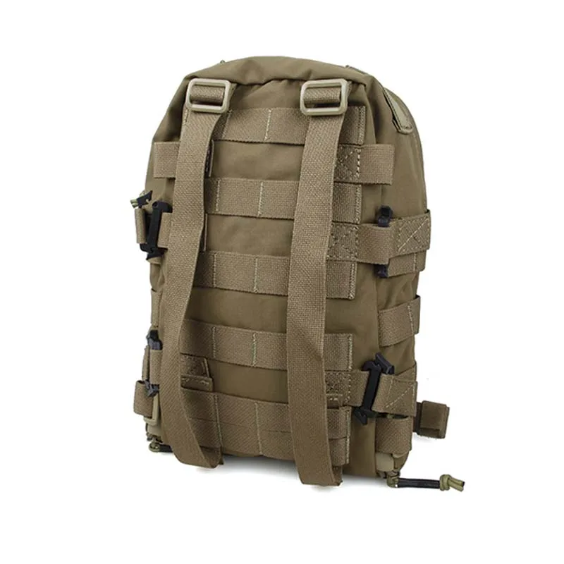 Mini bolsa de hidratación táctica mate CB RG, bolsa de agua, chaleco MOLLE JPC, negro - imagen 4