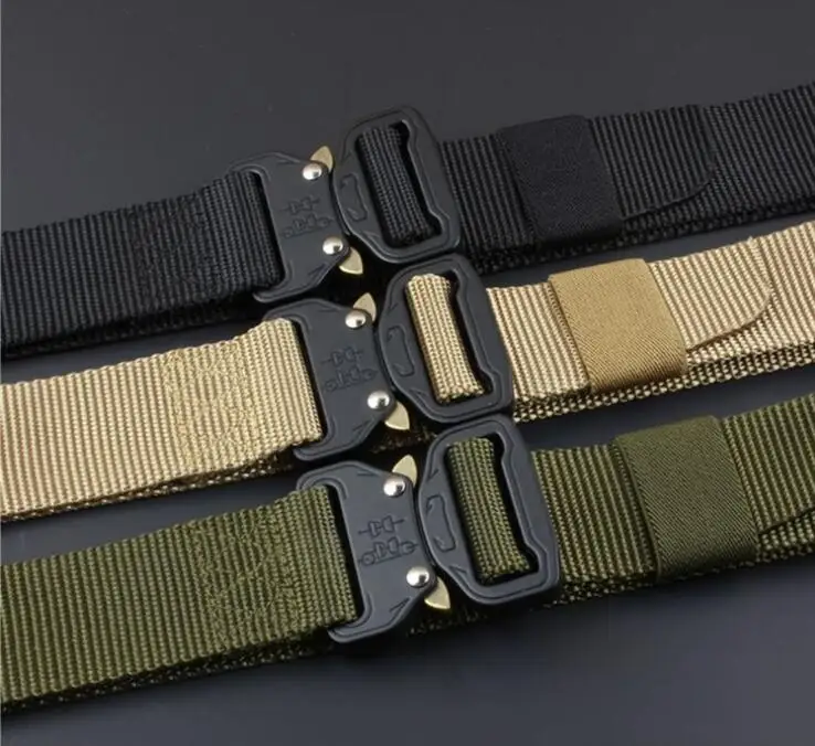 Cinturón táctico del ejército para hombre, accesorio de nailon de separación rápida de 1,5 pulgadas, para exteriores, Airsoft, STG051143 - imagen 3
