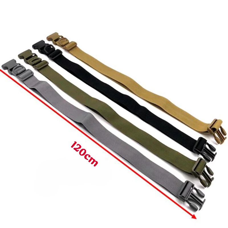 Cinturón táctico multifuncional para exteriores, cinturón Simple portátil de campo CS militar, cinturón de adiestramiento al aire libre de 120cm - imagen 2