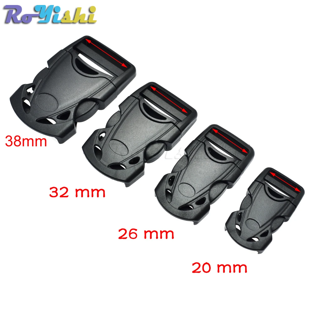 Hebilla de gancho interior de plástico para mochila táctica, correas de bolsa de viaje, 20mm, 26mm, 32mm, 38mm - imagen 3