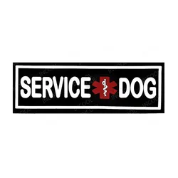Parche PVC para perro de servicio – insignia goma arnes tactico