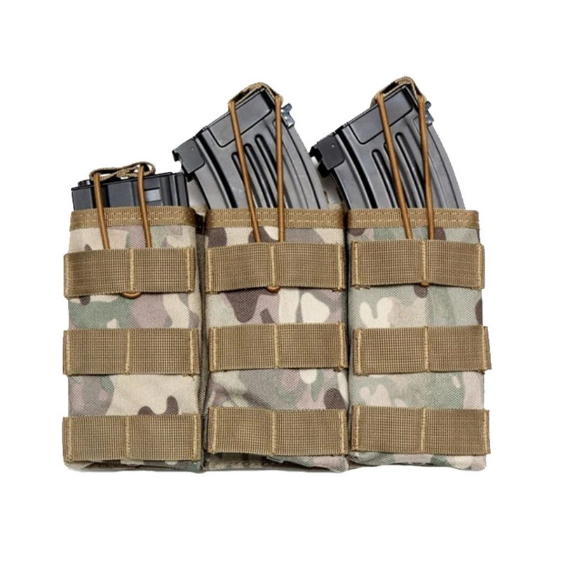 Equipo táctico militar Molle, bolsa de revistas de nailon, individual, doble, triple, chaleco JPC, accesorios para caza al aire libre - imagen 3