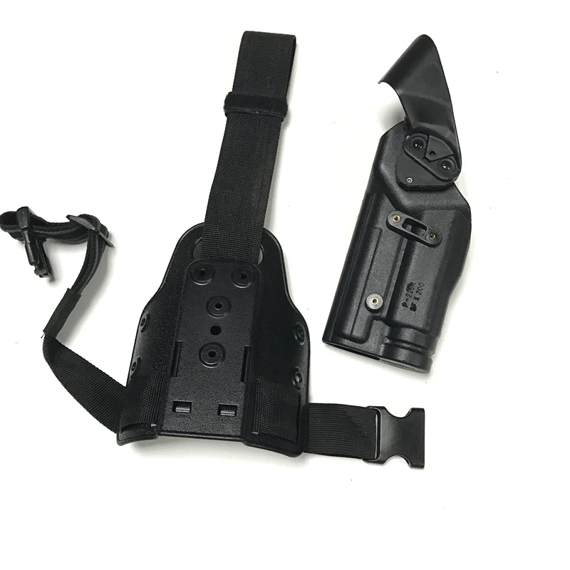 Sig P226-funda de pistola táctica, funda de pierna de transporte con linterna, mano derecha, Airsoft, caza, muslo - imagen 3