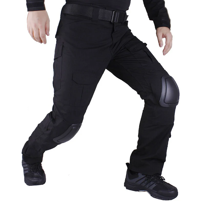 Pantalones de combate de camuflaje VULPO para hombre, pantalones tácticos con rodilleras extraíbles - imagen 4