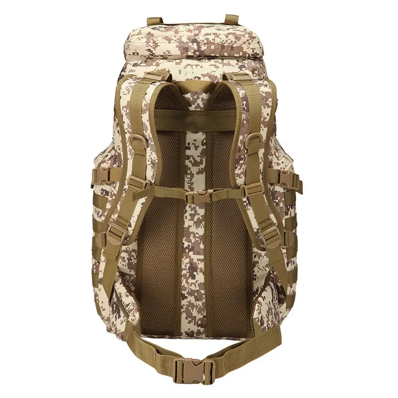 Mochila táctica de asalto Molle de 50L, bolsa grande para senderismo al aire libre, Camping, caza, viaje - imagen 5