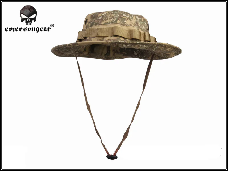 EMERSONGEAR Boonie sombrero antiarañazos, tela de rejilla, Camuflaje, gorra de caza, EM8734B BL - imagen 2