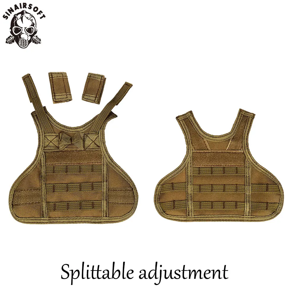 SINAIRSOFT-chaleco táctico militar Molle para cerveza, cubierta de botella, Enfriador de bebidas, accesorios de vestido de Navidad, fiesta de Halloween LY2074 - imagen 4