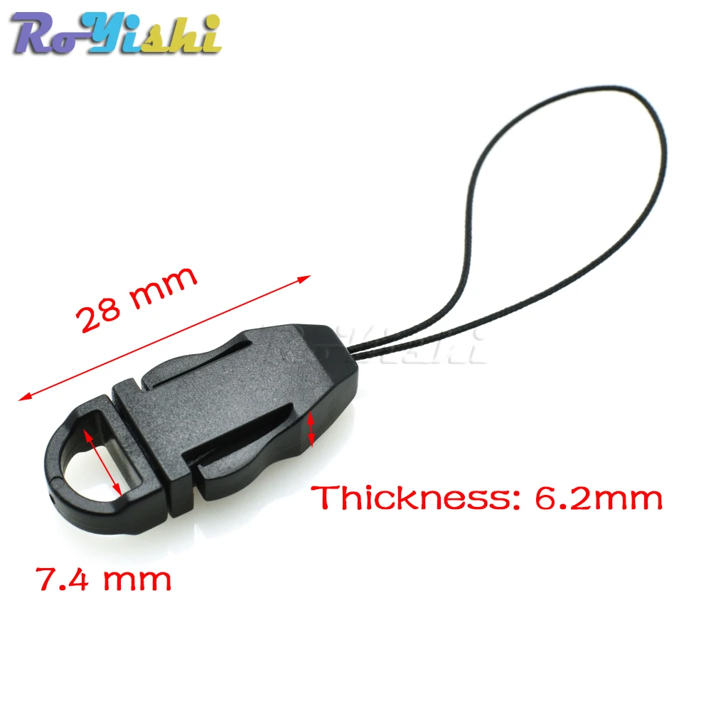 Hebilla desmontable para cordón, soporte para tarjeta de identificación, accesorios de cordones, unids/paquete, 100 - imagen 2