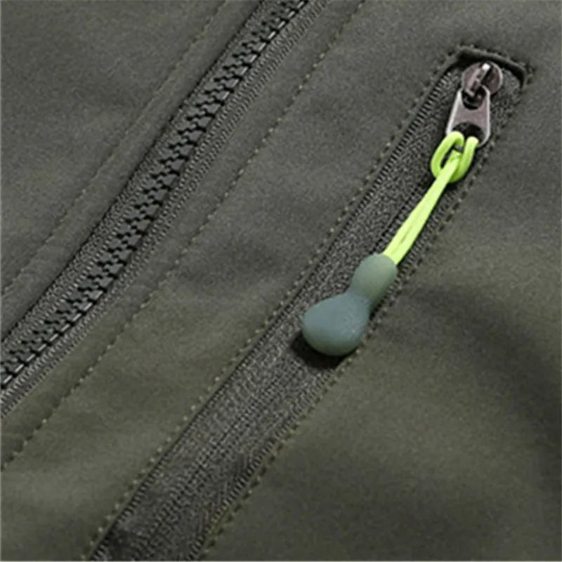 Chalecos térmicos de lana impermeables para hombre, chaleco cálido a prueba de viento, transpirable, suave, para escalada, pesca, exteriores, Invierno - imagen 5