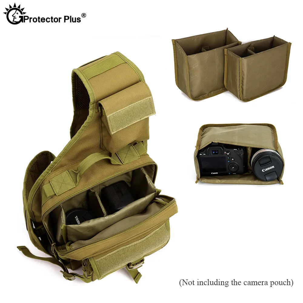 Mochila táctica militar para tableta, Molle bolso de hombro con sistema de 10 pulgadas, para pesca, Camping, bandolera de viaje - imagen 3
