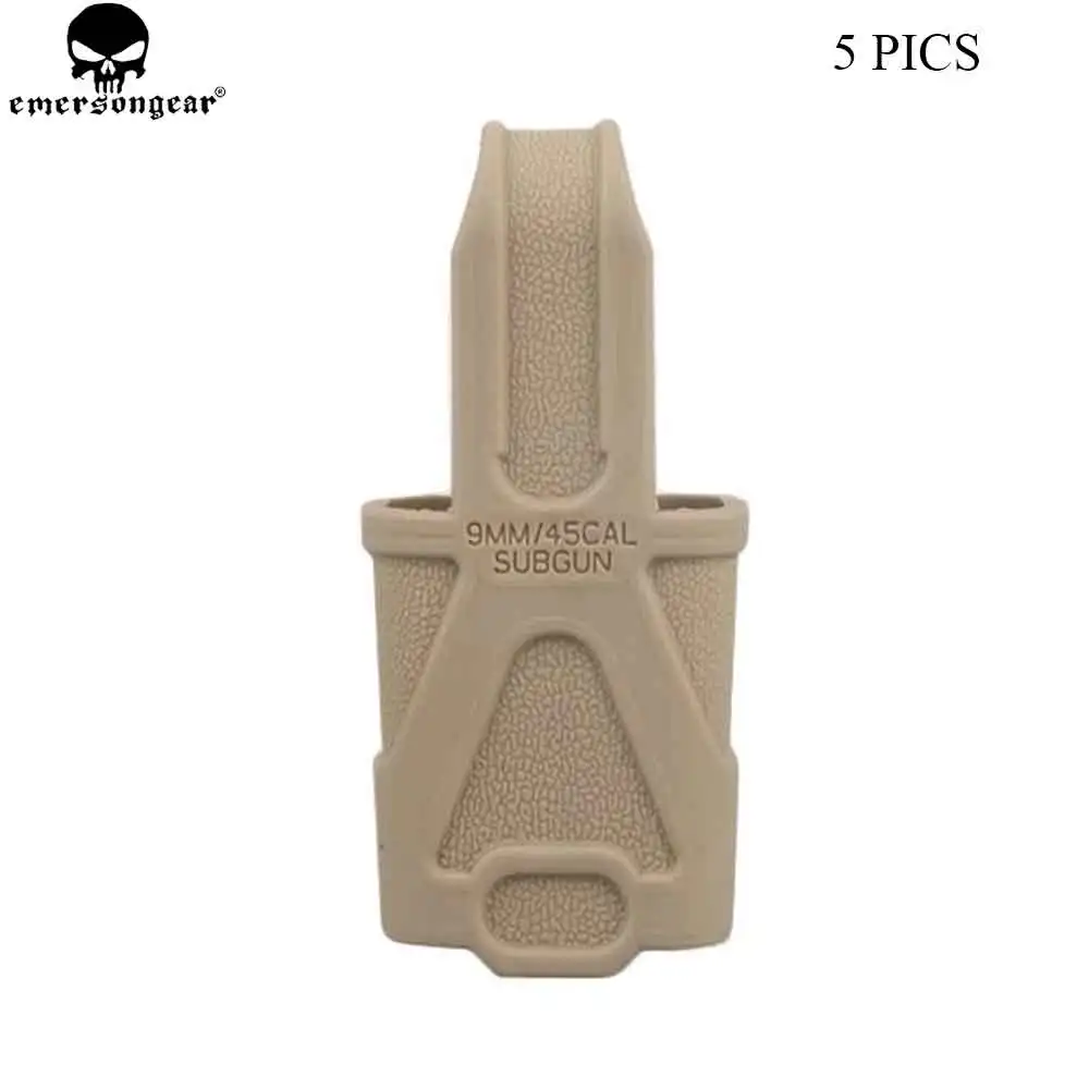 EMERSONGEAR MP5 asistencia para revistas 9MM pistola rápida Mag bucles de goma soporte para cinturón de revista para Airsoft MP5 accesorios de caza - imagen 2