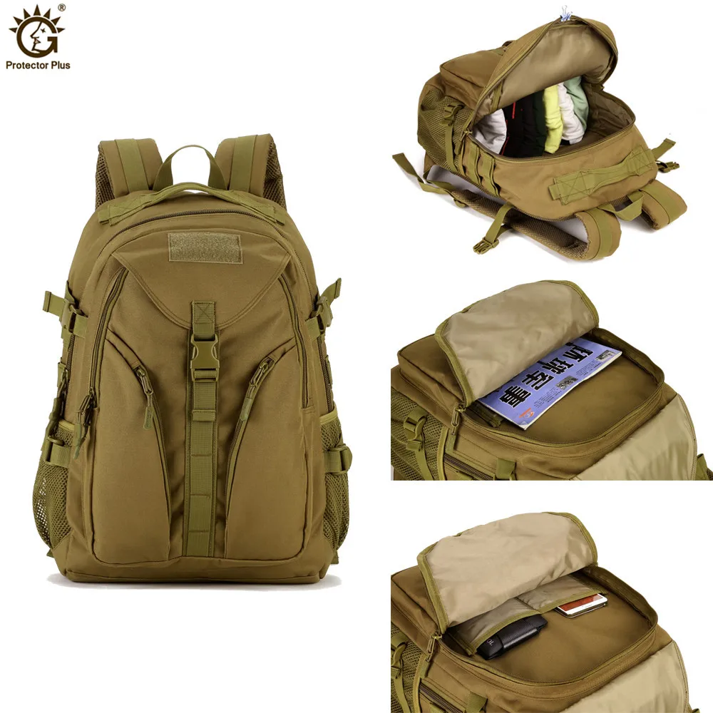 Mochila militar de asalto táctico, morral pequeño de 40L, resistente al agua, ideal para senderismo, Camping y caza al aire libre - imagen 5