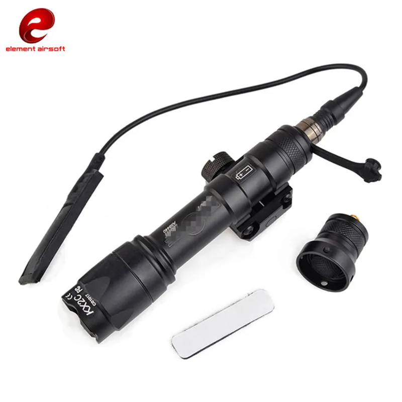 Element Airsoft-arma táctica SF M600C, luz de explorador, 366 lúmenes, linterna LED para Rifle táctico, Softair M600, montaje en riel de 20mm, EX072 - imagen 4