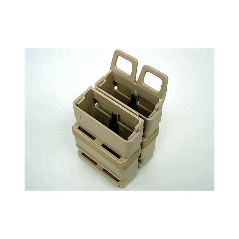 FMA-Rifle Airsoft 5,56 Mag M4, cargador de fijación rápida, módulo de sistema Molle táctico, combinación de dos soportes, bolsa de caza - imagen 2