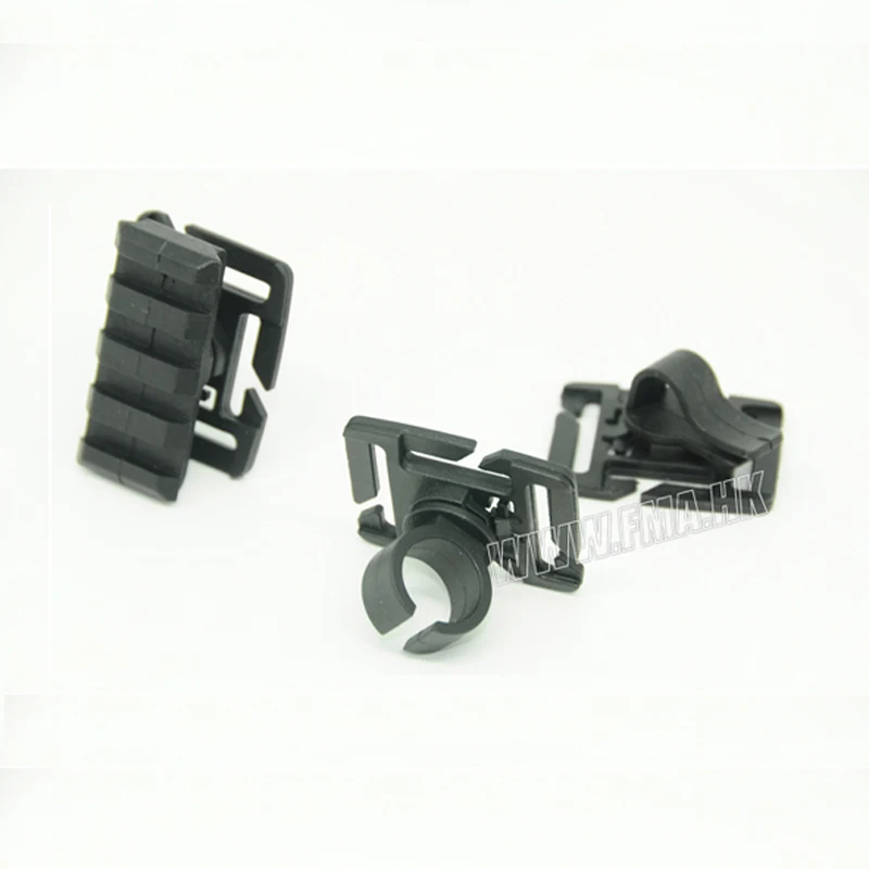 Adaptador de chaleco Molle de 3 tipos, caza táctica FMA, correas de 25mm, Clip de tubo de montaje en riel multiusos - imagen 3