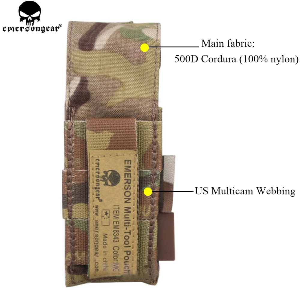 EMERSONGEAR-bolsa multiherramienta para linterna, bolsa para pistola Mag, deportes, Paintball, combate, caza, CS, EM8343 - imagen 2