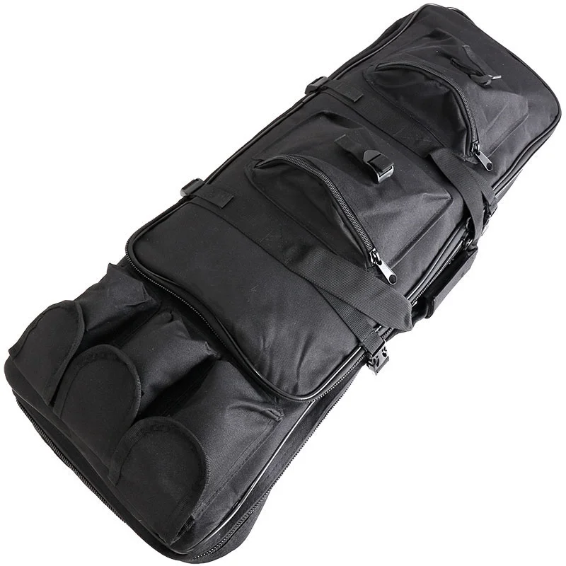 Bolsa de pistola táctica Airsoft de 100CM, mochila de caza para tiro de Paintball al aire libre, funda de protección Dual - imagen 3