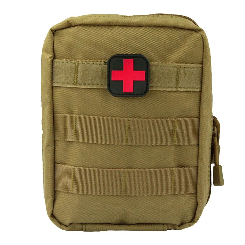 Kit de primeros auxilios médico táctico, paquete de cintura militar, bolsa Molle táctica de viaje para acampar al aire libre, Mini - imagen 3