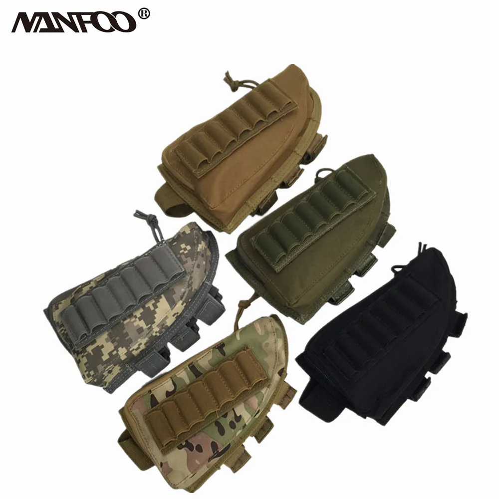 Bolsa militar multifunción para exteriores, bolsa de munición para tiro de Rifle, soporte táctico de camuflaje para caza