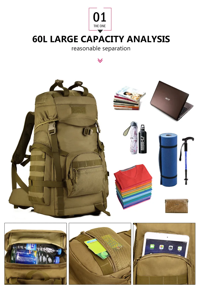 Mochila Táctica - Detalle de tejido