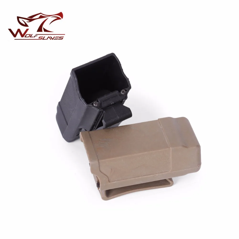 Bolsa para revistas de pistola táctica Glock individual, estuche con Clip Mag de apertura amplia, soporte para juego de guerra Airsoft, accesorios de caza - imagen 2