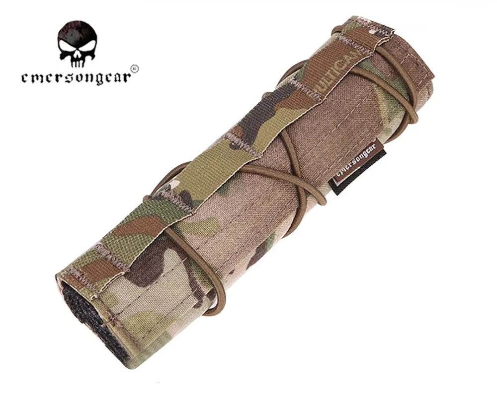Emersongear-funda táctica para supresor Airsoft, 18cm, tela protectora para silenciador, Panel de herramientas, funda para silenciador, bolsa para caza EM9473 - imagen 3