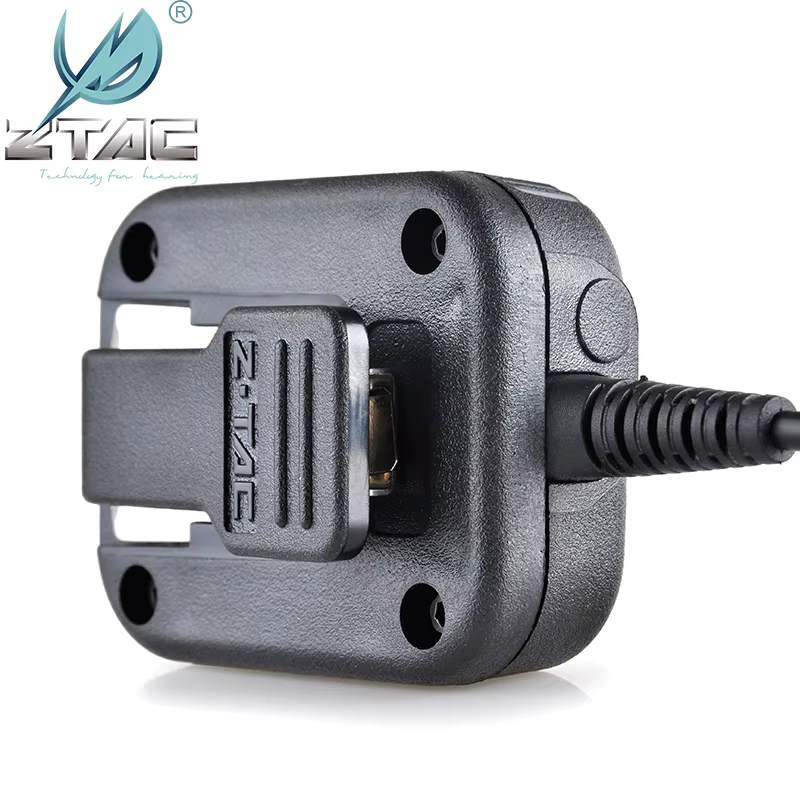 Z-tac-auriculares tácticos USMC PTT Pelto, Accesorio militar Molle, 6 enchufes, Midland, motodora, Kenwod, PTT, Z126 - imagen 3