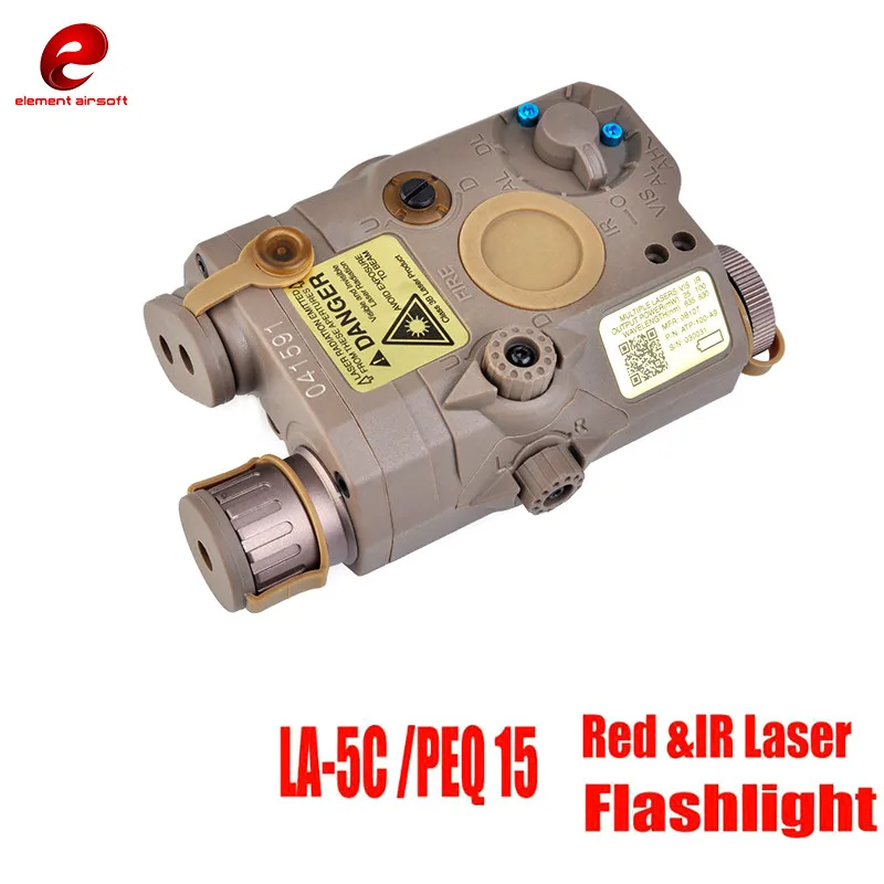 Element Airsoft-linterna táctica para arma, Combo con 15 WMX-200 PEQ, luz para pistola, se adapta a Carril RIS de 20mm, EX418 - imagen 3