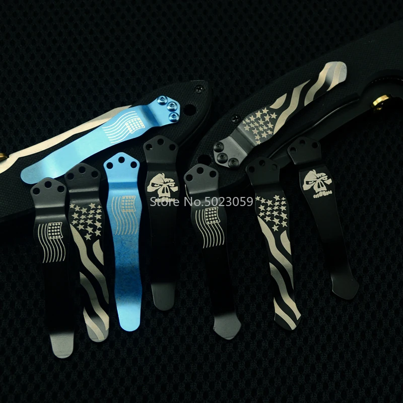 1 pieza de alta calidad Tc4 titanio cuchillo de bolsillo clip Zt para modelo ZT0620 0630 EM cuchillo - imagen 5