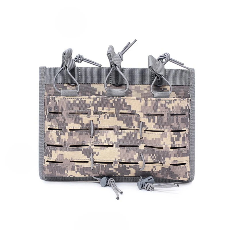 Funda táctica de caza Molle, bolsa Triple para revistas, chaleco, paquete Molle, bolsa de accesorios, 5 colores - imagen 4