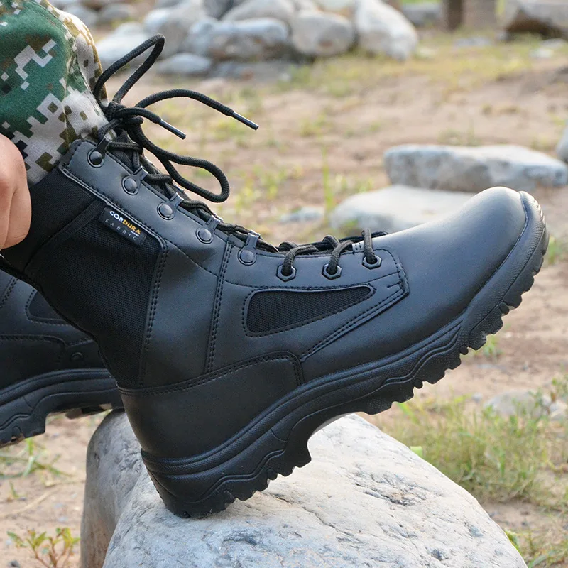 Zapatos de senderismo impermeables al aire libre para hombre, botas de malla para el desierto, antideslizantes, deportes de escalada, zapatos de invierno - imagen 2