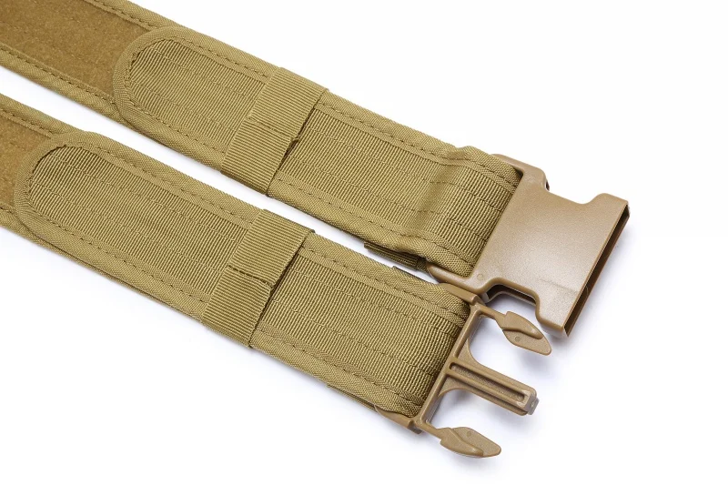 Cinturón táctico de nailon ajustable de 2 pulgadas con hebilla de plástico para deportes al aire libre, cinturón de combate del ejército militar, gancho y lazo - imagen 5
