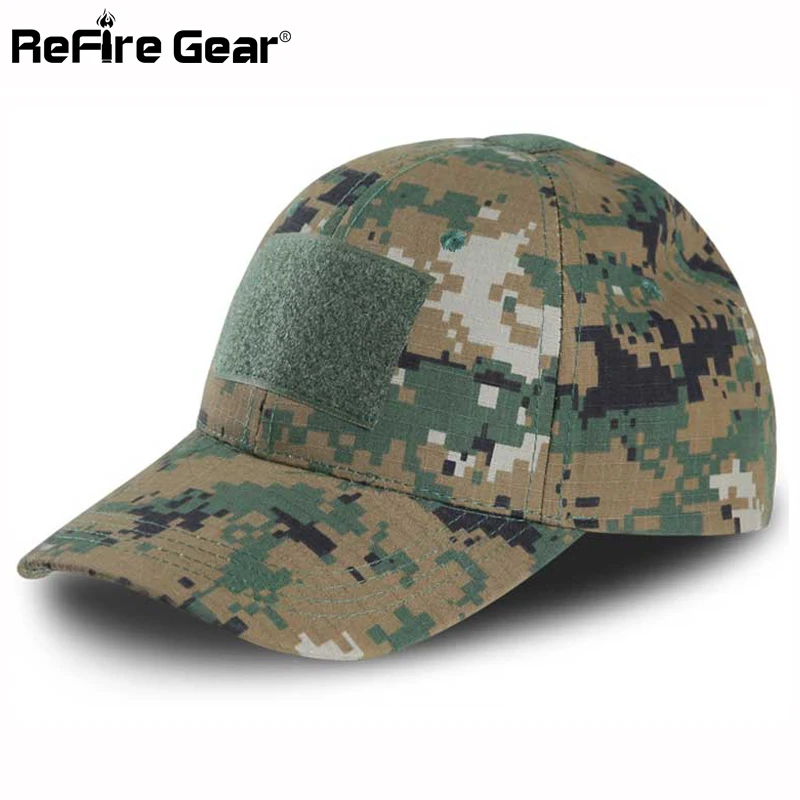 ReFire Gear-gorra de béisbol táctica para hombre, gorro de camuflaje, ajustable, informal, para Paintball - imagen 4