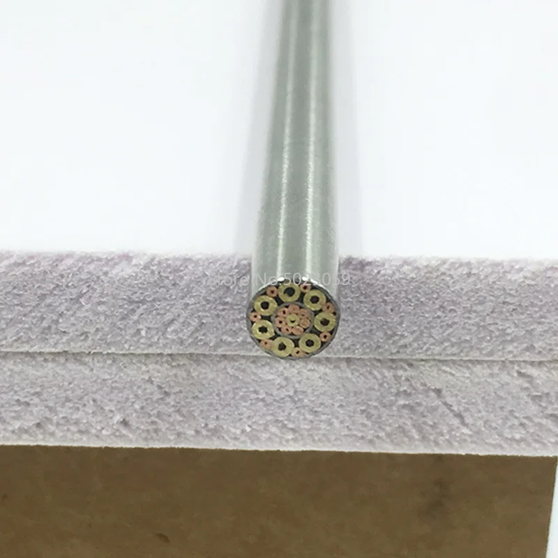 Piezas de remaches de mosaicos de 6mm para vástago de cuchillo DIY, tubo de acero para uñas de 120mm, 3 tipos, mango de cuchillo DIY, tornillo estilo flor - imagen 3