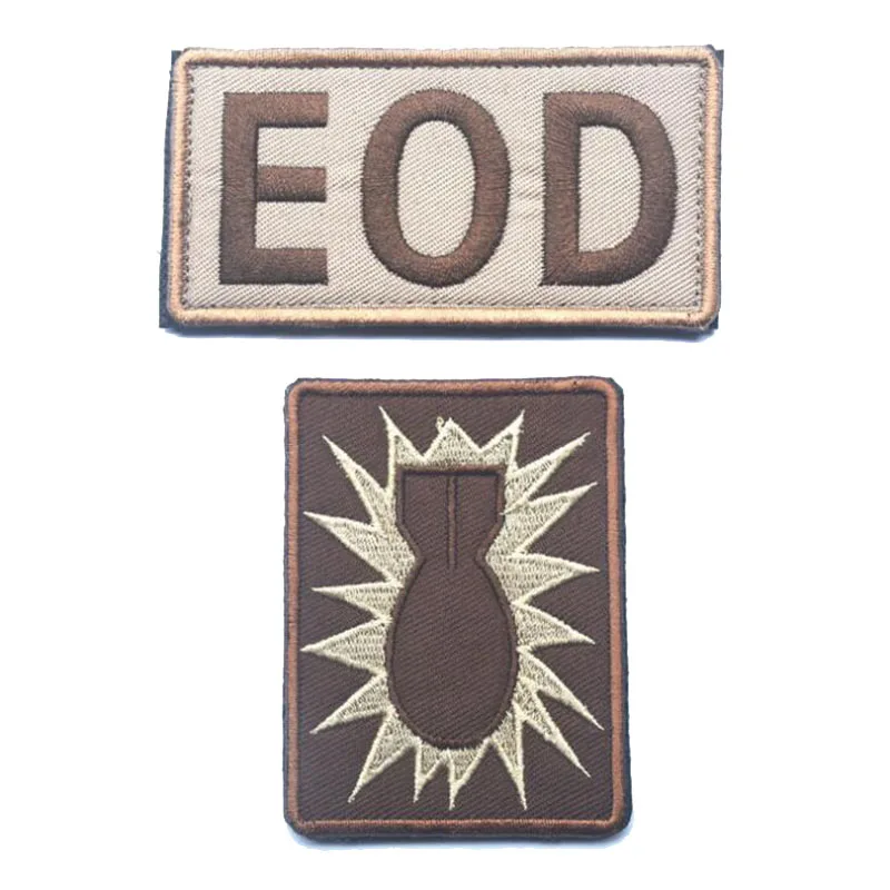 Brazalete bordado 3D con bandera americana, insignia de moral de táctico militar, Camuflaje, ropa, mochila, sombrero, parche - imagen 4