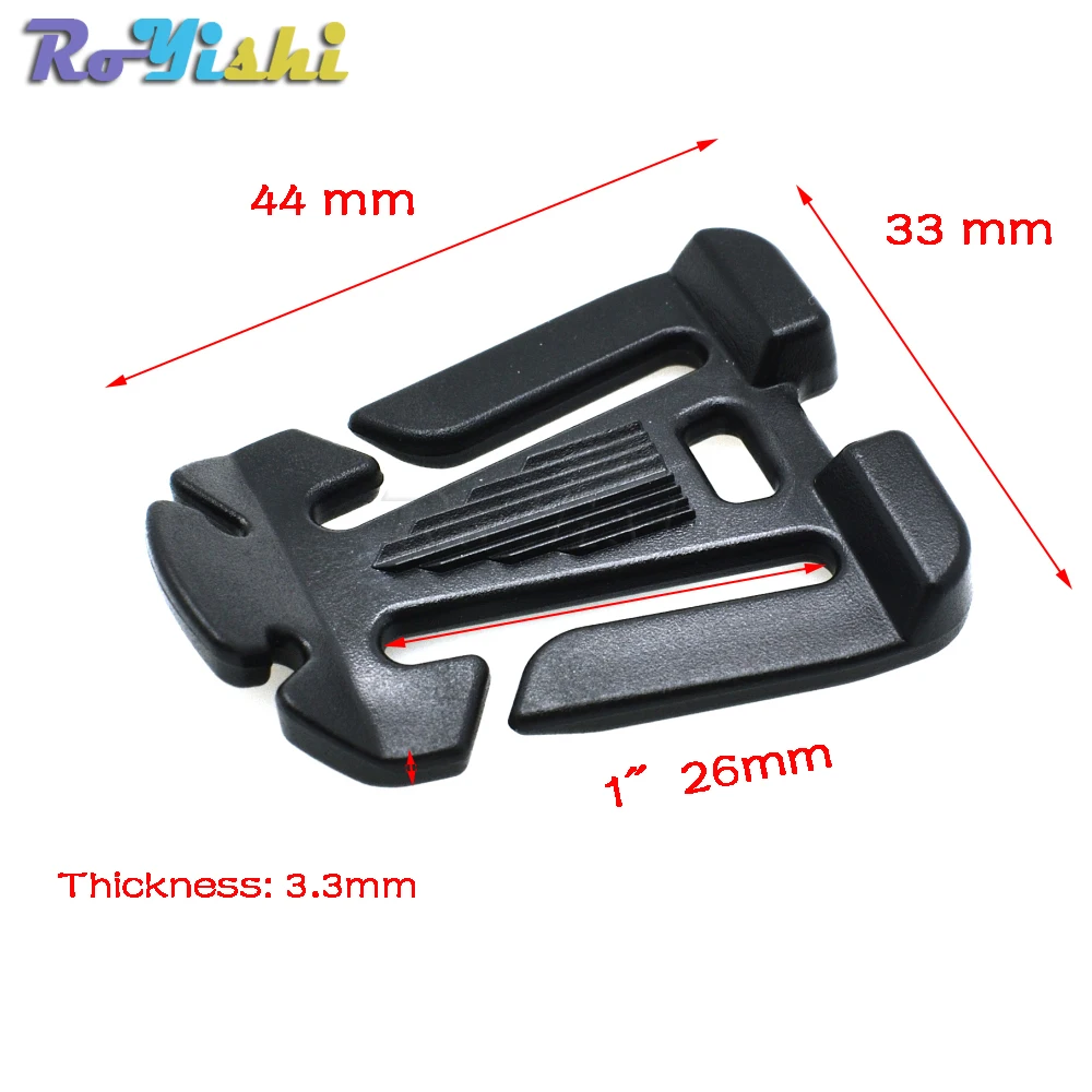 Hebilla de esternón de tela Dominator, 1 "(25mm), sin cuerda elástica, accesorios para exteriores, Paracord - imagen 2