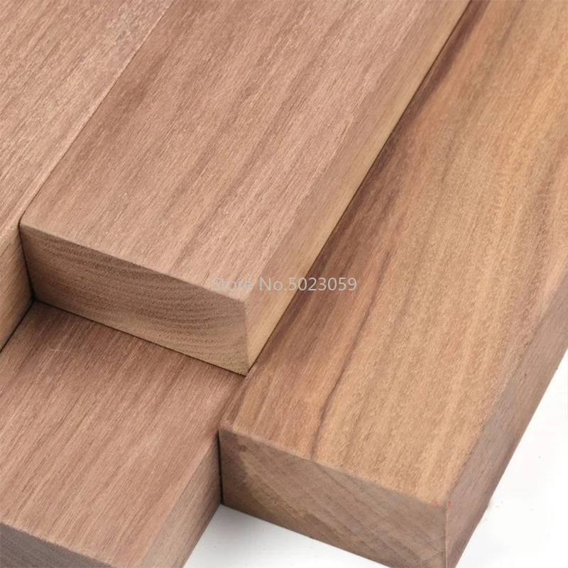 Cuchillo de nogal negro americano, mango de madera, cuchara, placa, materiales de fabricación, materiales artesanales para el hogar, 1 unidad - imagen 4