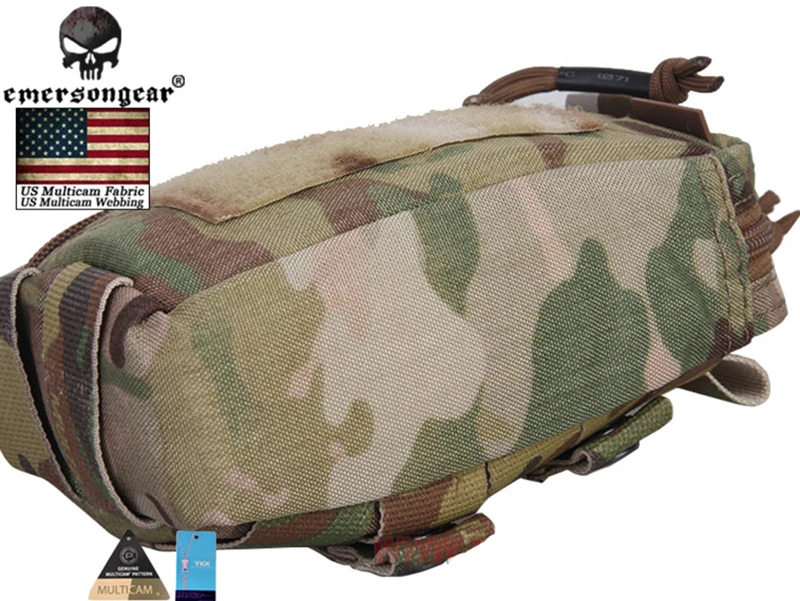 Emersongear bolsa de herramientas de caza Molle Emerson bolsa de cintura para desechos enchufables equipo de combate EM8337C Multicam Coyote Brown - imagen 4