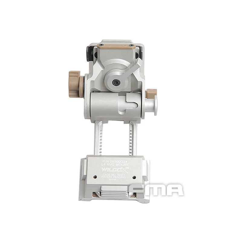 Casco táctico FMA Wilcox tipo L4G24 CNC NVG, montaje de casco táctico plateado, accesorios de montaje - imagen 2