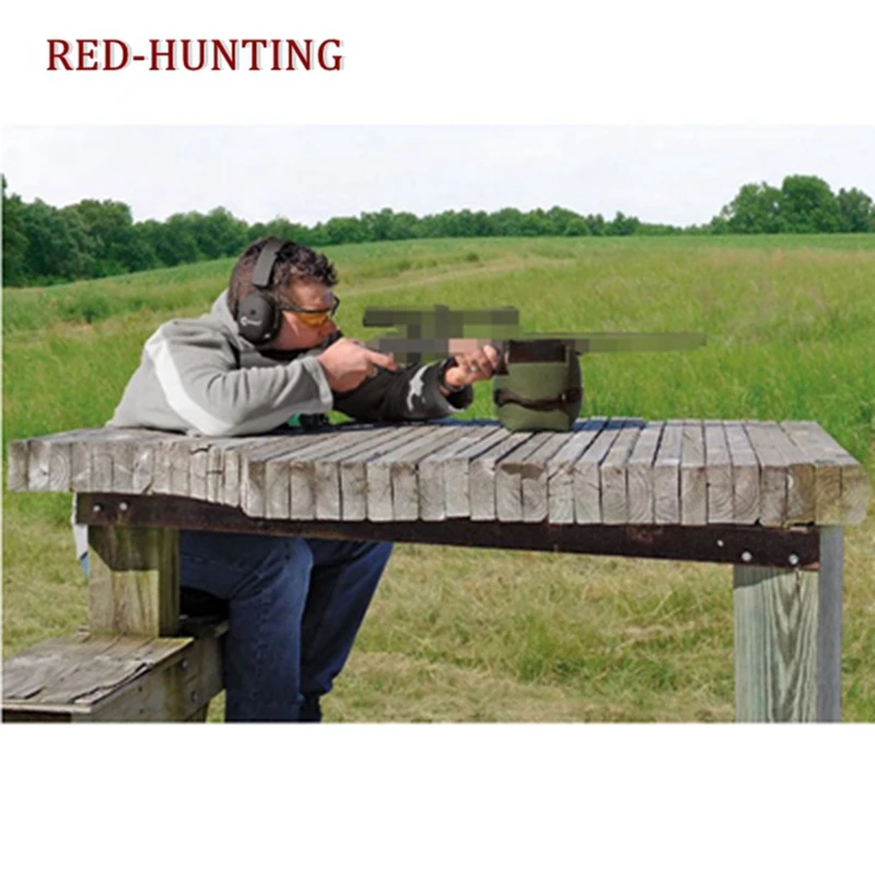Bolsa de arena para Rifle, bolsa de soporte para francotirador, accesorios para pistola de caza, bolsa táctica frontal/trasera, novedad - imagen 5