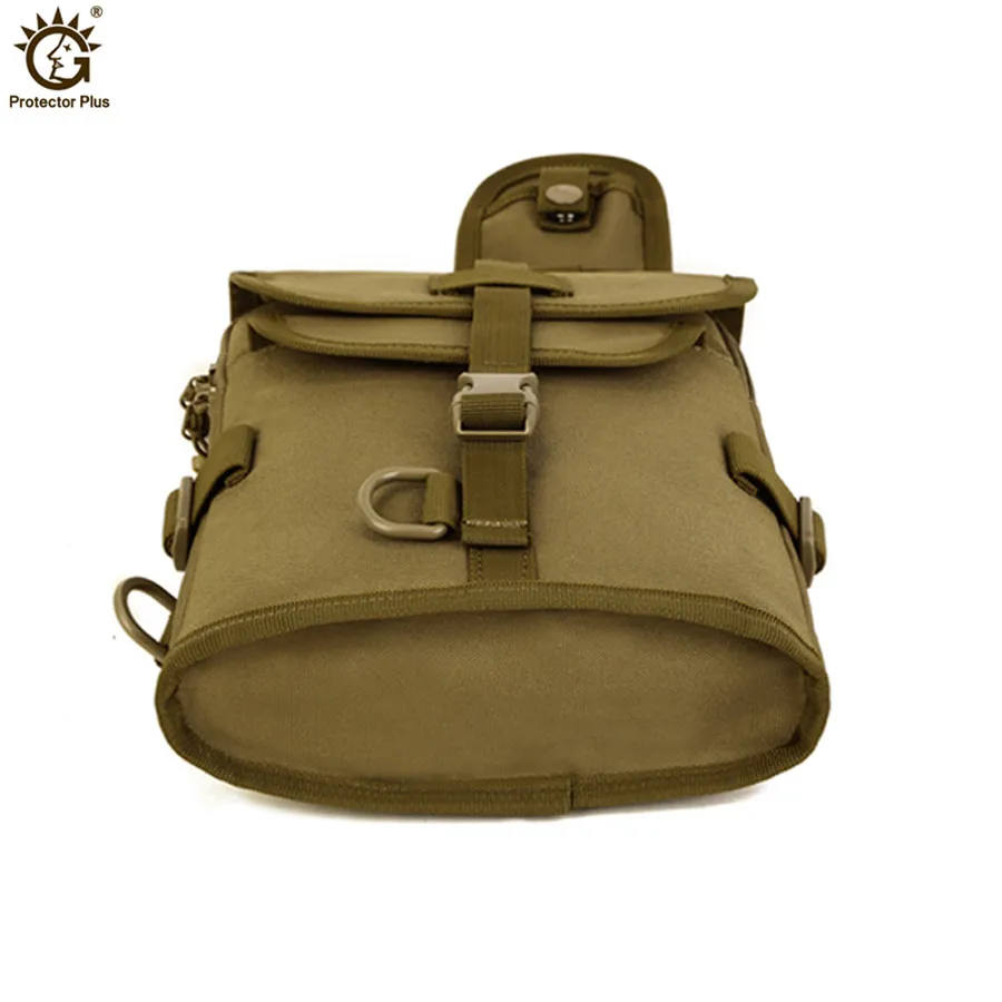 Bolso de pecho informal para hombre, bolsa cruzada Oxford impermeable, bandolera pequeña, bolso táctico de viaje para el pecho - imagen 4