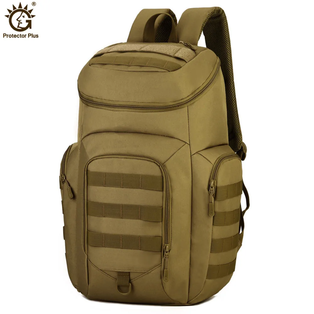 Mochila táctica impermeable de camuflaje para hombre y mujer, paquete de asalto Molle, senderismo al aire libre, Camping, caza, 40L - imagen 2