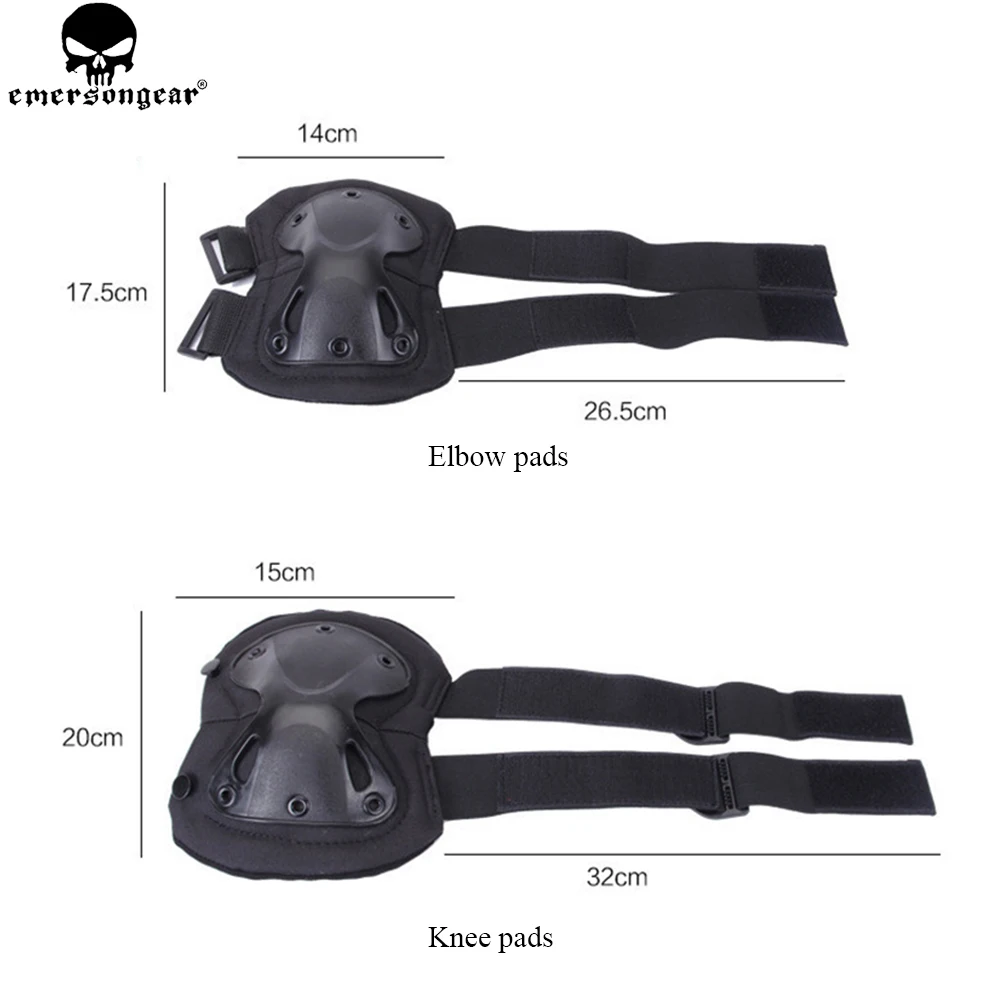 Emerson-pantalones de caza tácticos Takpad, rodilleras, coderas Militiamen desmontables, conjunto de accesorios de caza - imagen 3