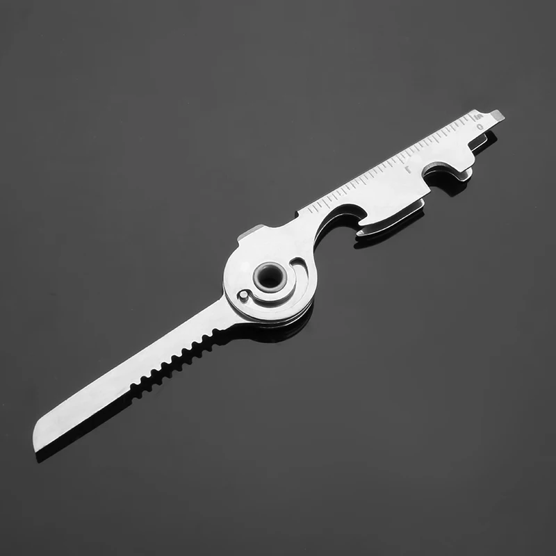 Equipo de acampada Edc, herramienta plegable multifunción de acero inoxidable, abrebotellas, cuchillo de cuerda de corte portátil - imagen 2