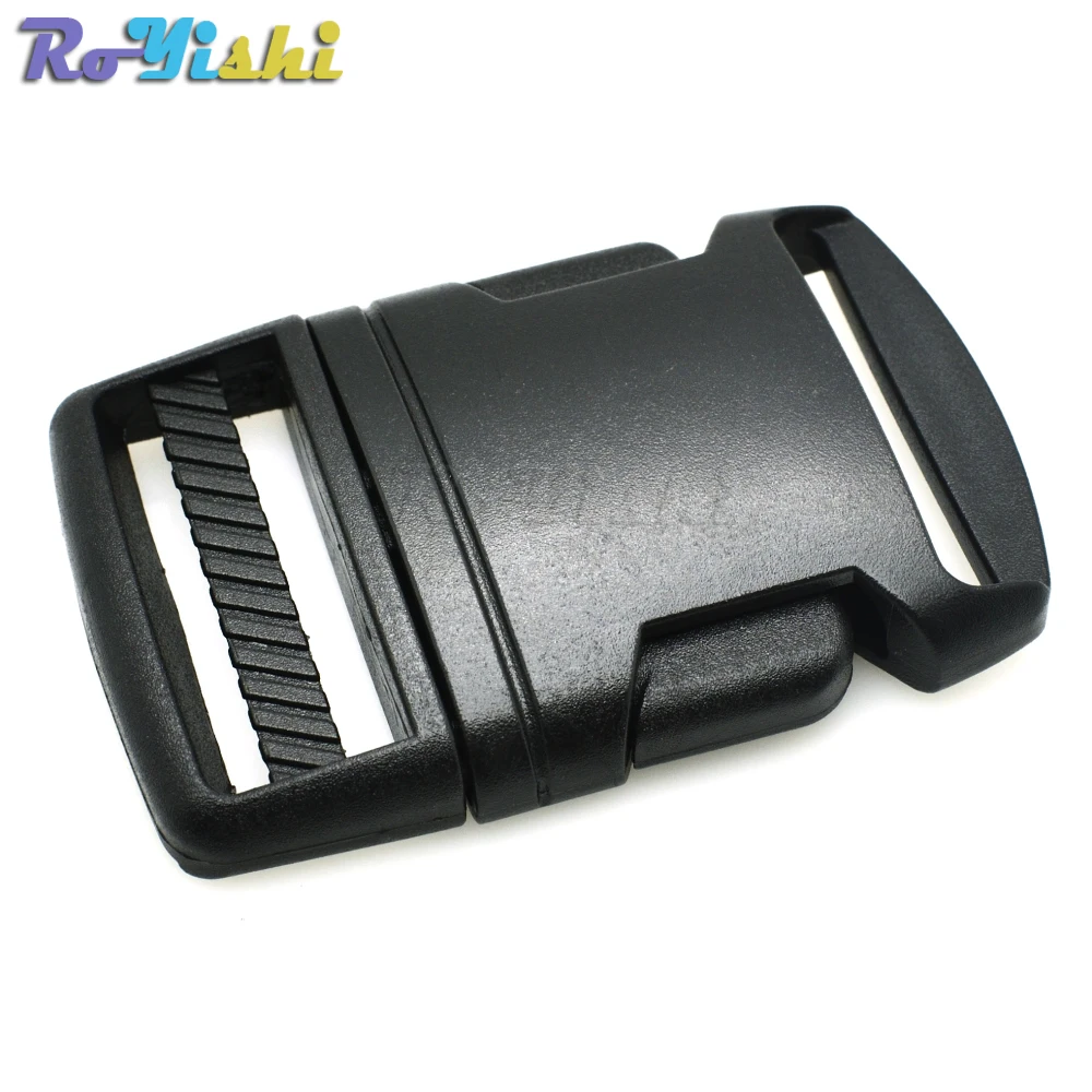 Correas de arco de plástico de 1-1/2 "(38mm) y hebilla plana para mochila, correas, cinturones, bolsas de Camping y senderismo - imagen 3